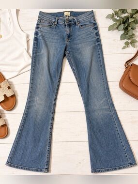 Roxy Women’s Flare Bootcut Jeans Size 5/6 Medium Wash Y2K Denim